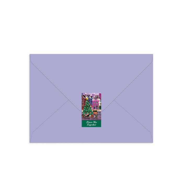 Galison Joy Laforme Christmas Square Greeting Card Puzzle Multi-Coloured 18.7x13.5x0.5cm