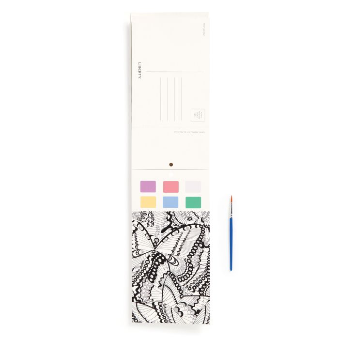 Galison Liberty Paint-In Print Set Multi-Coloured 12.7x1x24.7cm