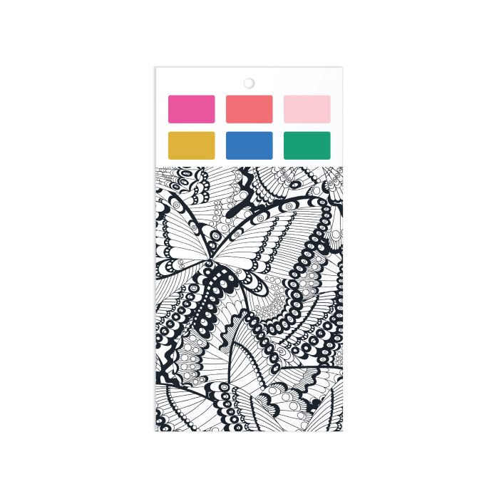 Galison Liberty Paint-In Print Set Multi-Coloured 12.7x1x24.7cm
