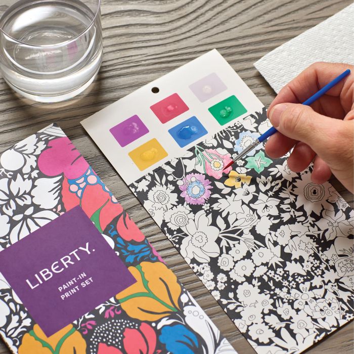 Galison Liberty Paint-In Print Set Multi-Coloured 12.7x1x24.7cm