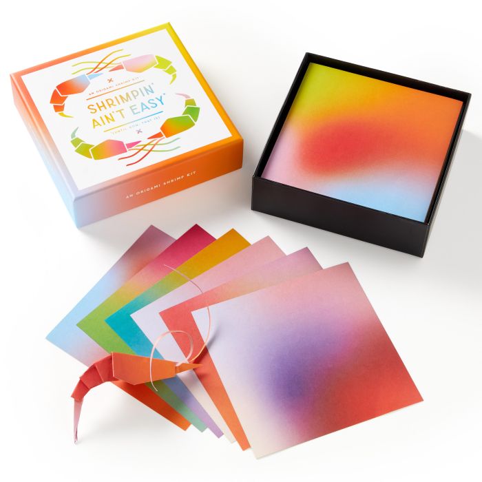 Brass Monkey Shrimpin' Ain't Easy Origami Kit Multi-Coloured 17x5.5x17cm