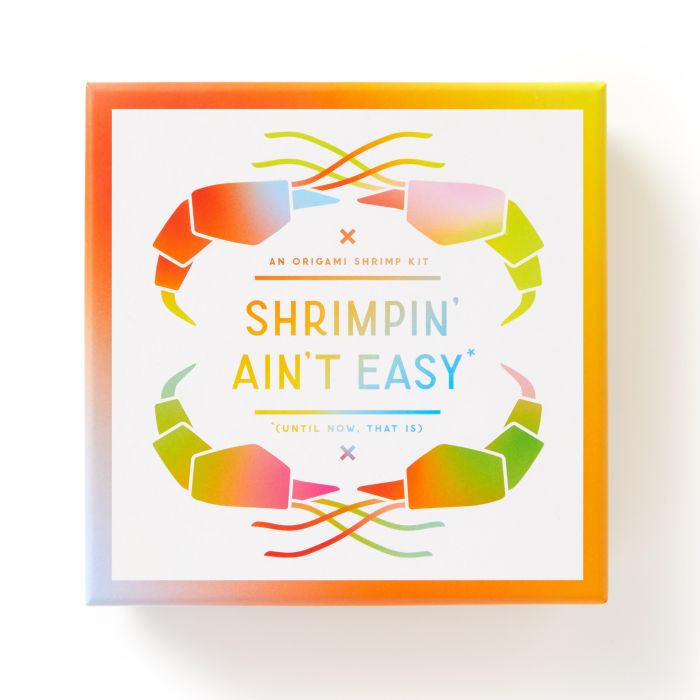 Brass Monkey Shrimpin' Ain't Easy Origami Kit Multi-Coloured 17x5.5x17cm