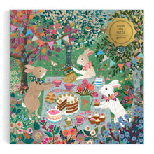 Load image into Gallery viewer, Galison Spring Tea Party Foil Puzzle 500pcs Multi-Coloured 51x51cm
