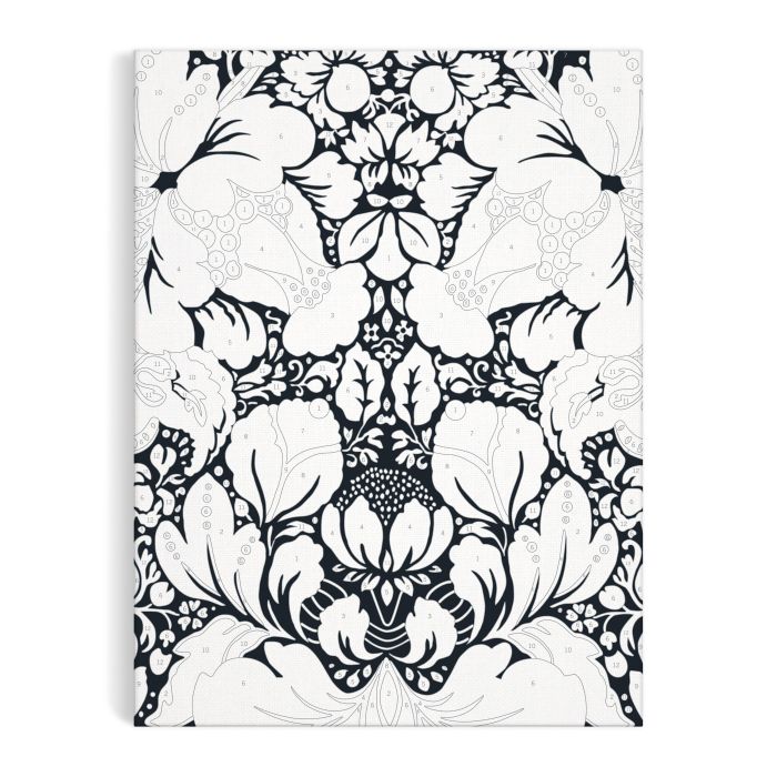 Galison Liberty Glastonbury Paint by Number Kit Multi-Coloured 22.9x2x30.5cm
