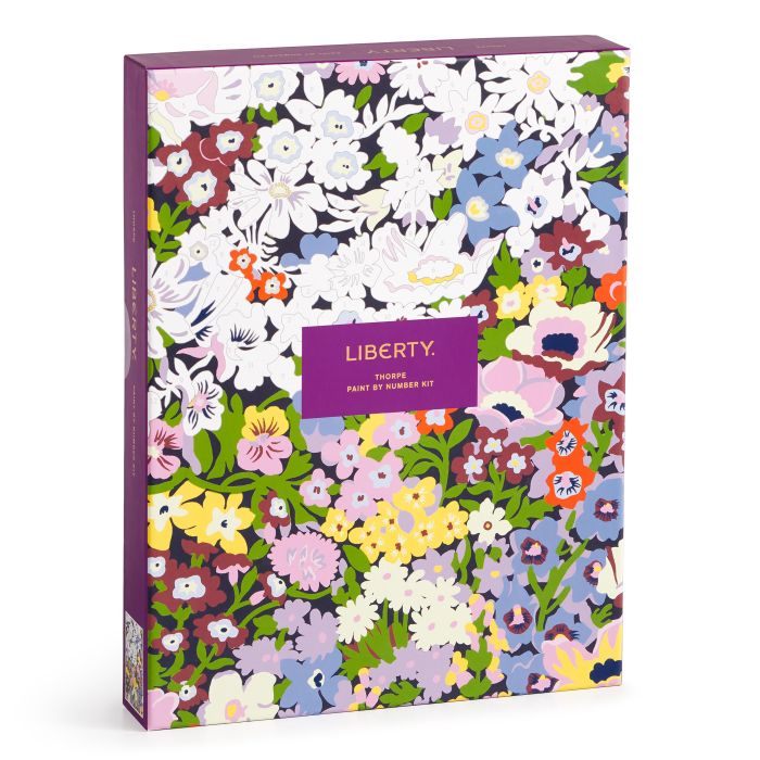 Galison Liberty Thorpe Paint by Number Kit Multi-Coloured 22.9x2x30.5cm