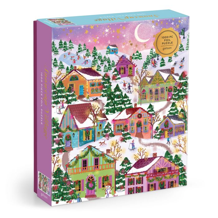Galison Joy Laforme Snowcap Village Puzzle 1000pcs Multi-Coloured 50.8x68.5cm