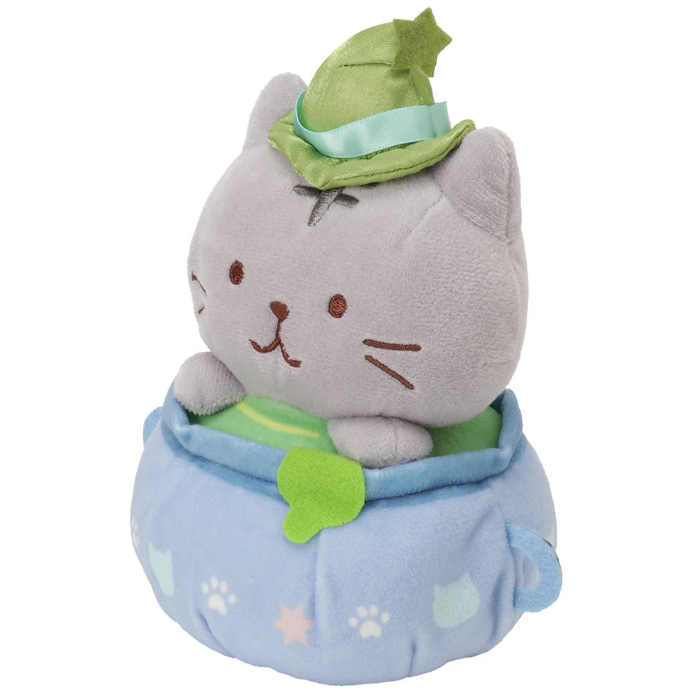 Hapins Halloween Kitten Plush Chartreuse Cat