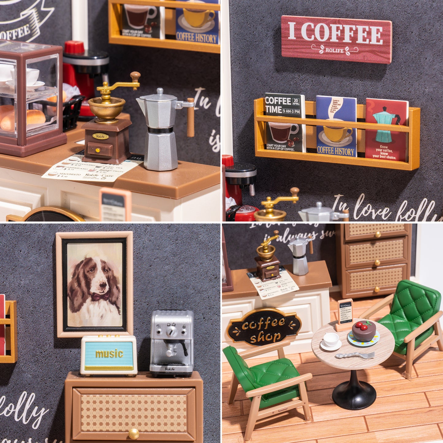 Robotime Rolife DIY Plastic Superstore Daily Inspiration/Breezy Time Cafe