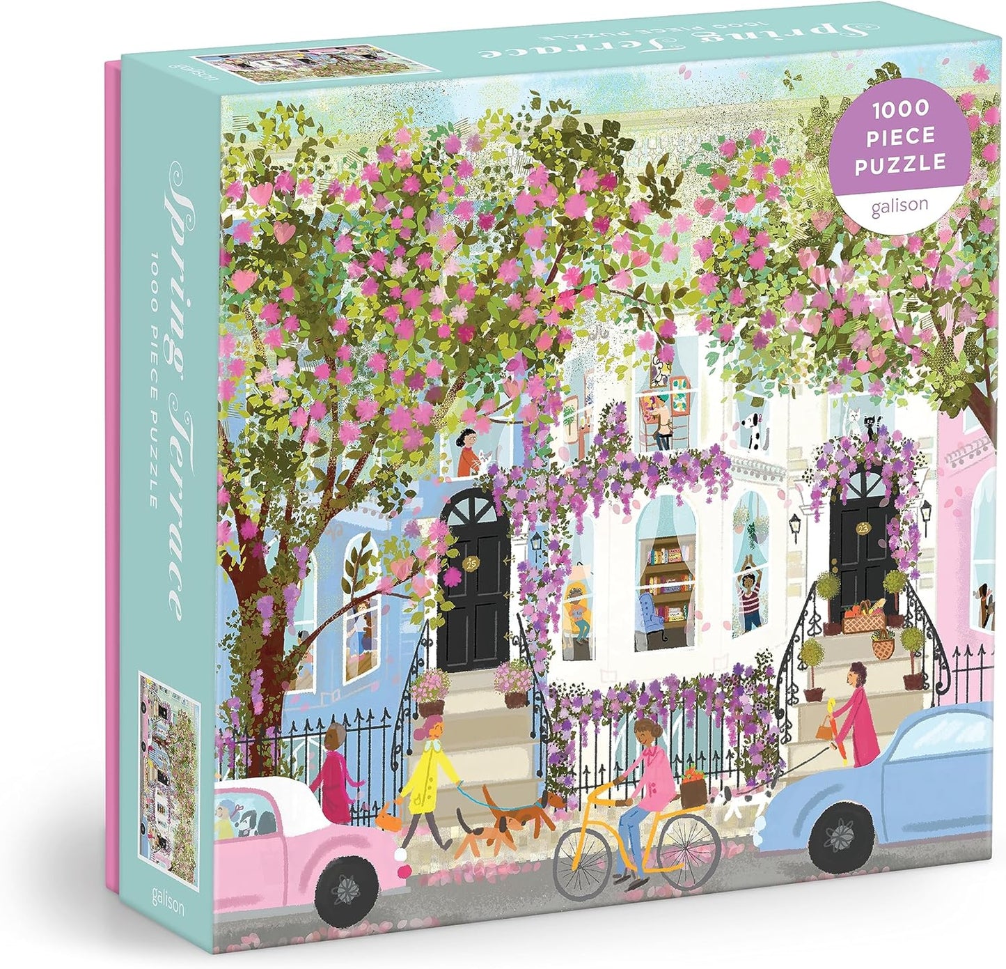 Galison Joy Laforme Spring Terrace 1000pc Puzzle Multi-Coloured 20.3x20.3x6.4cm