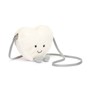 Jellycat Bag Amuseables Cream Heart 18cm