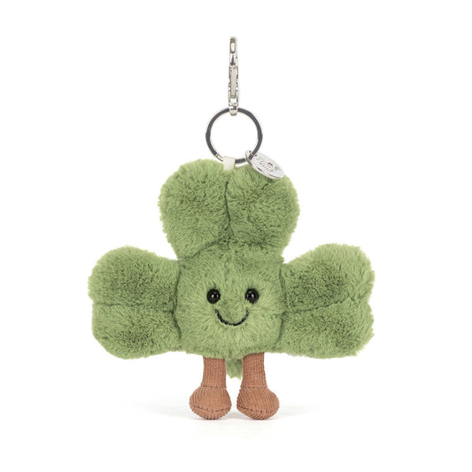 Jellycat Amuseables Siofra Shamrock Bag Charm 10cm