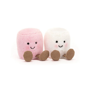 Jellycat Amuseable Pink and White Marshmallows 15cm