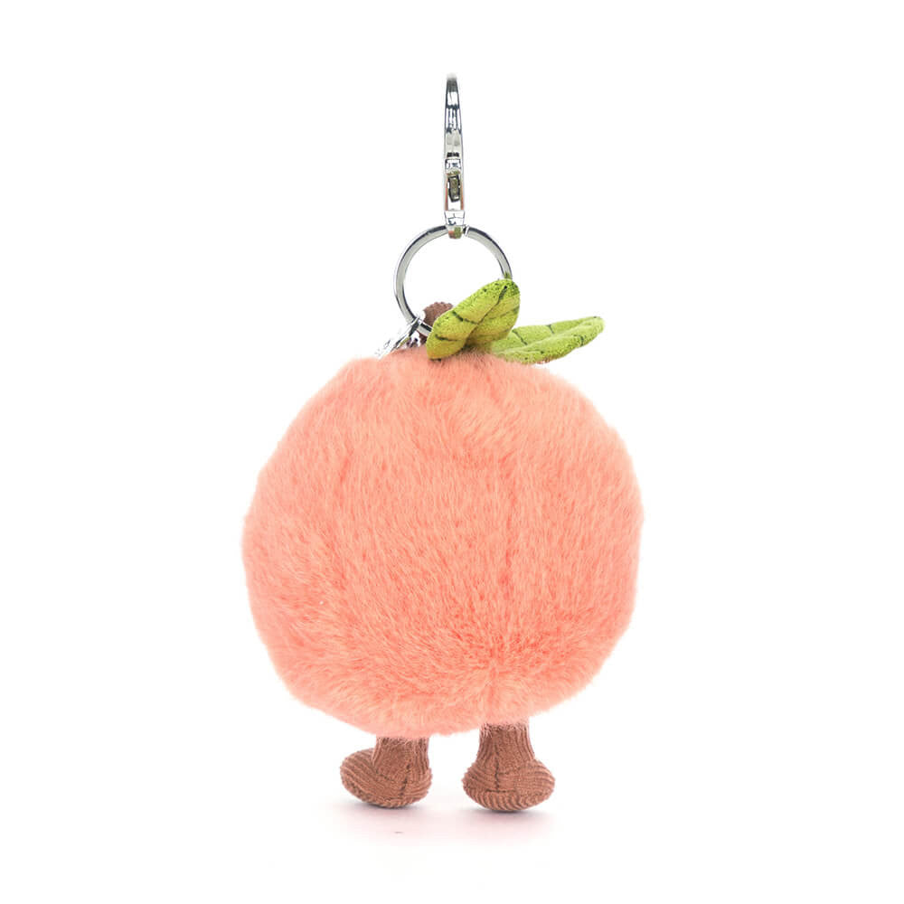 Jellycat Amuseables Peach Bag Charm 9cm