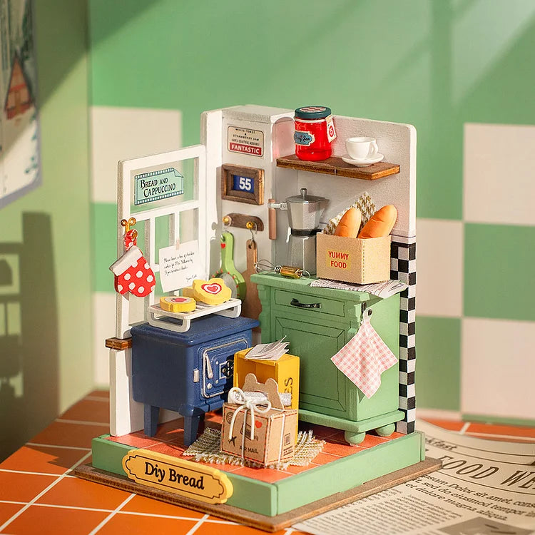 Robotime DIY Mini House Afternoon Baking Time