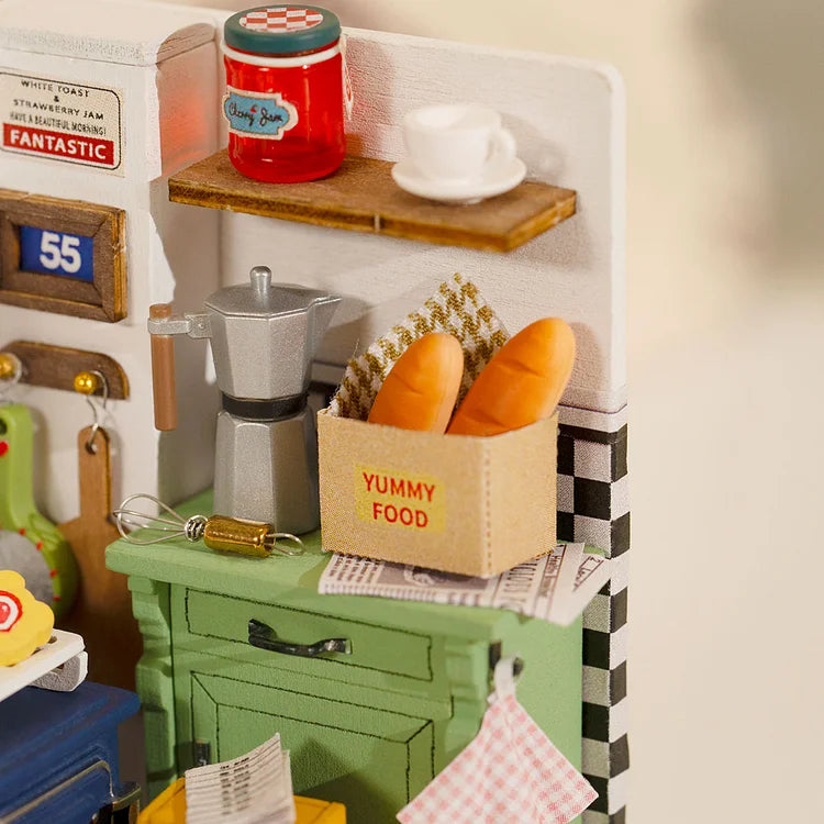 Robotime DIY Mini House Afternoon Baking Time