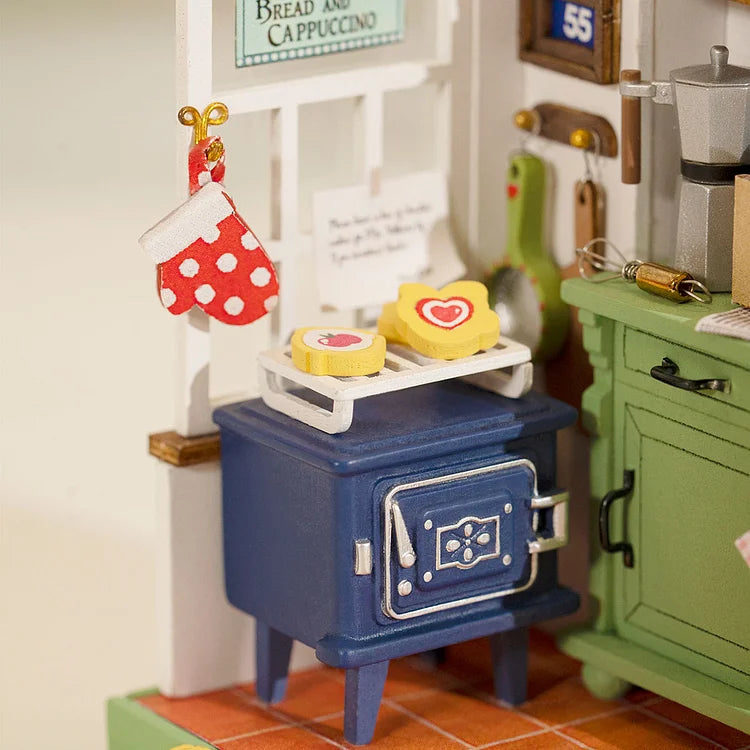 Robotime DIY Mini House Afternoon Baking Time