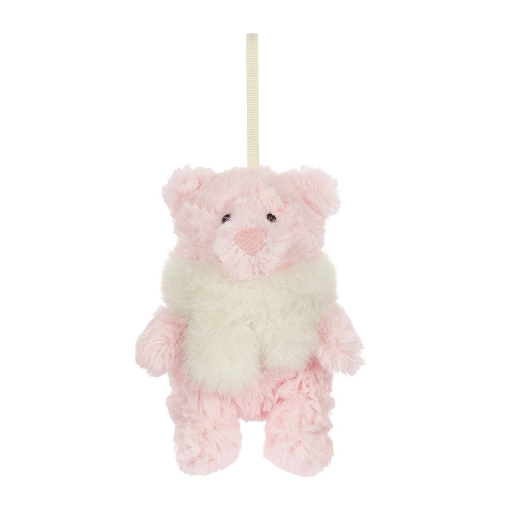 Jellycat Leola Bear Winter Warmer Decoration 10cm [Coming Soon]