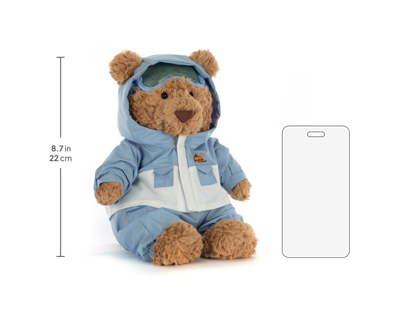 Jellycat Bartholomew Bear Snow Suit 26cm