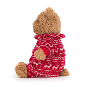 Jellycat Bartholomew Bear Winter Pyjamas 26cm