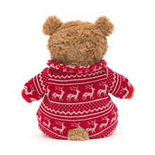 Load image into Gallery viewer, Jellycat Bartholomew Bear Winter Pyjamas 26cm
