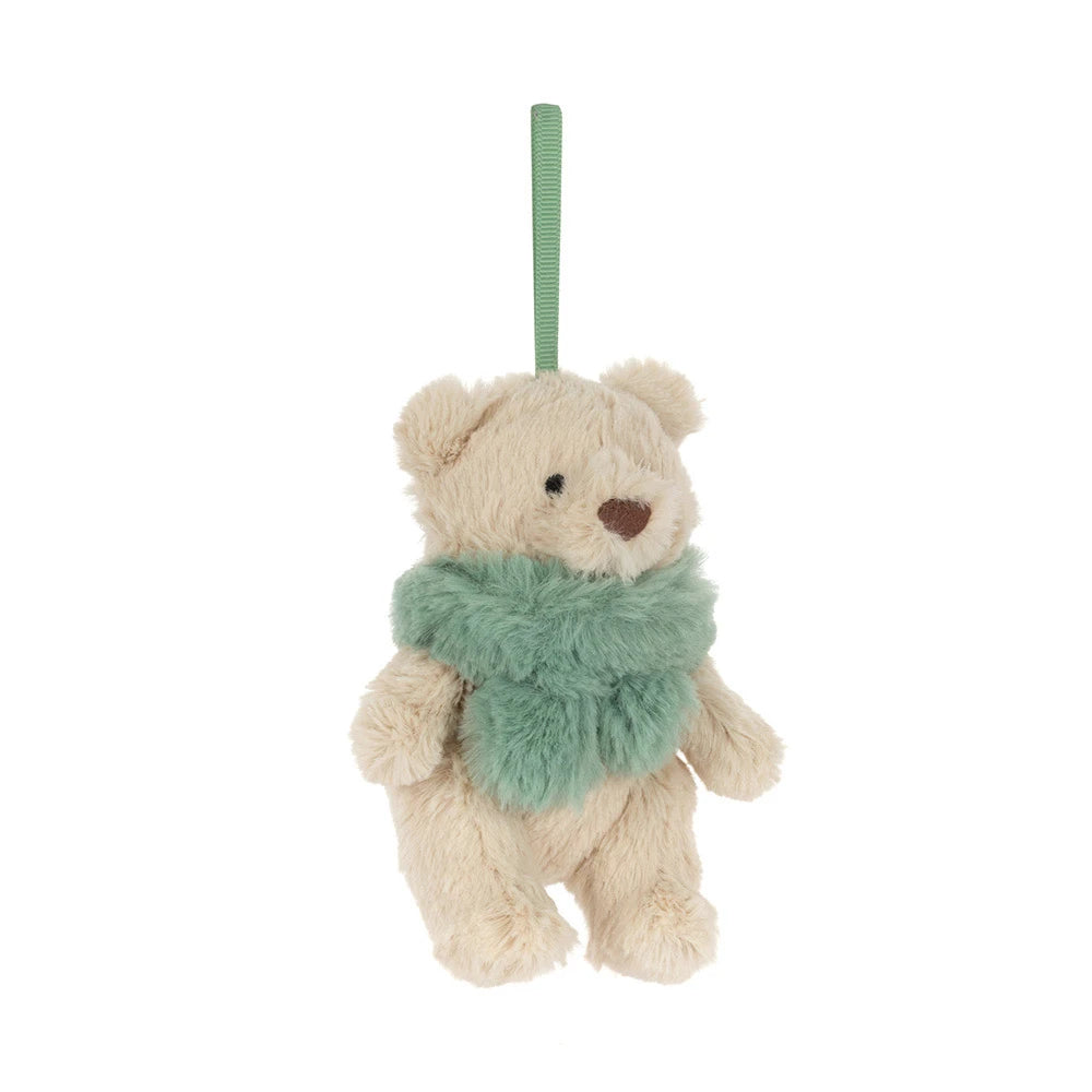 Jellycat Bartholomew Bear Jr. Winter Warmer Decoration 10cm [Coming So ...