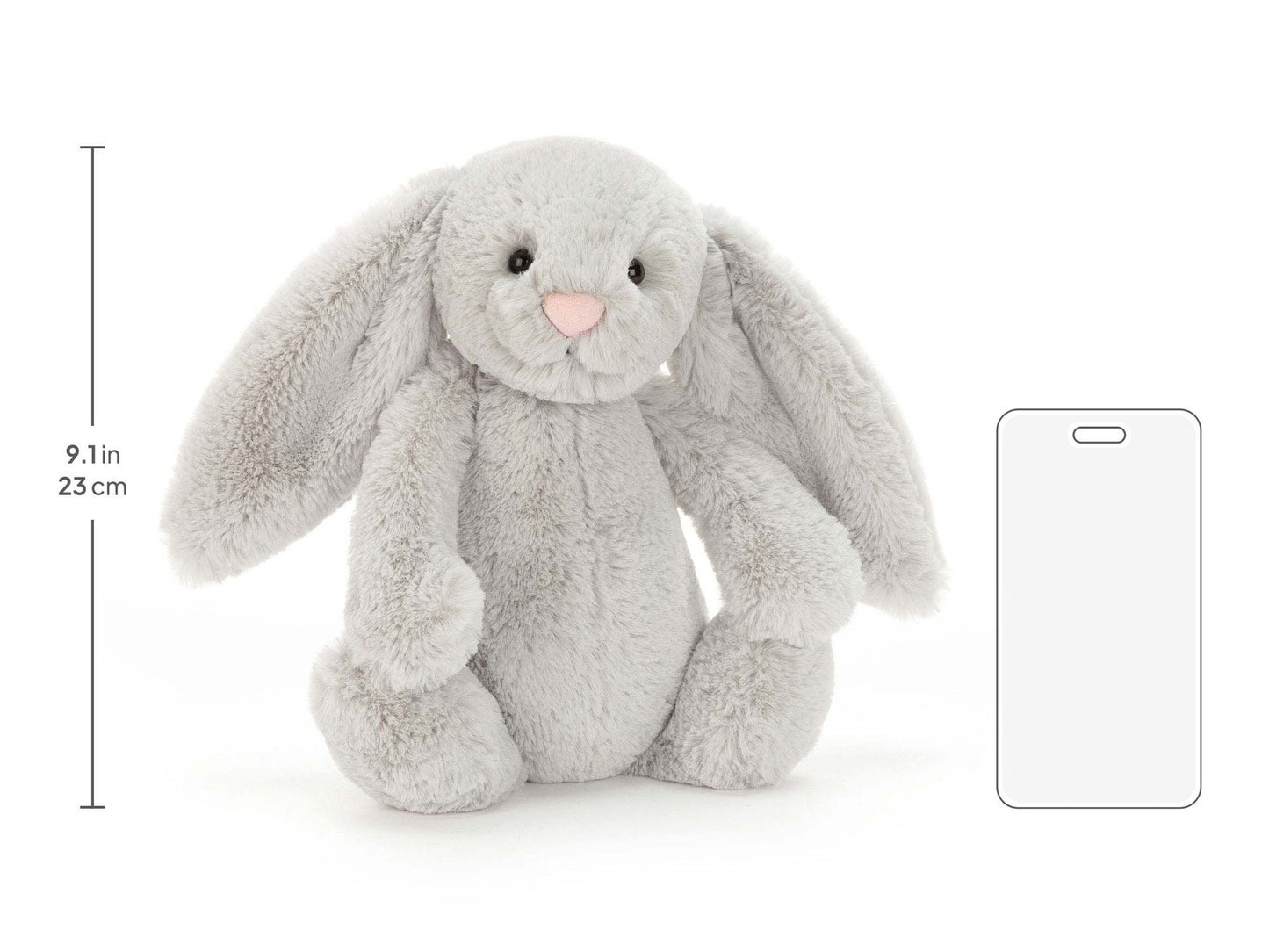 Jellycat Bashful Bunny Silver Original (Medium) 31cm