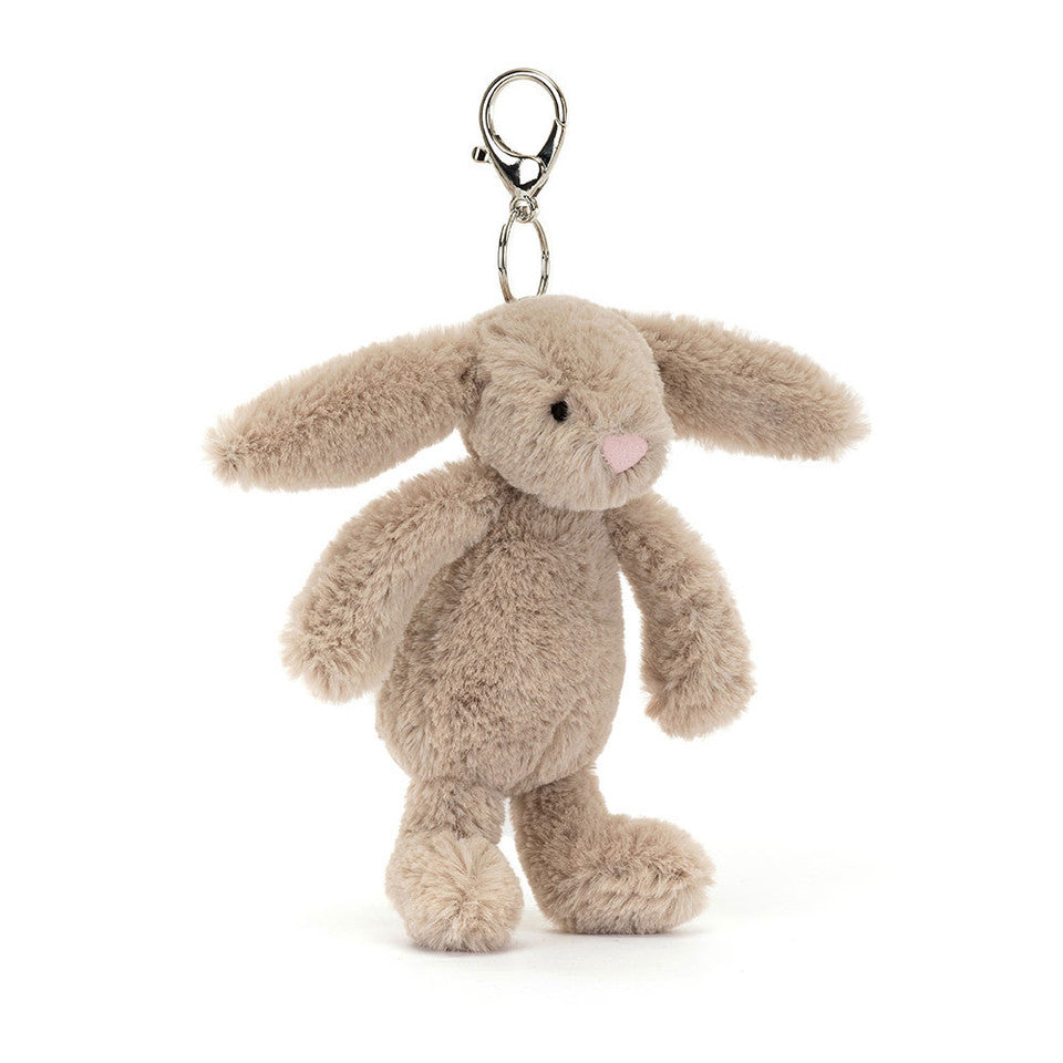 Jellycat Bag Charm Bashful Beige Bunny New Design 18cm