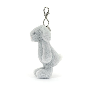 Jellycat Bashful Silver Bunny Bag Charm 18cm