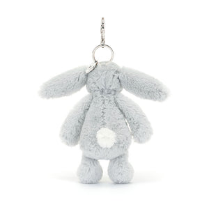 Jellycat Bashful Silver Bunny Bag Charm 18cm