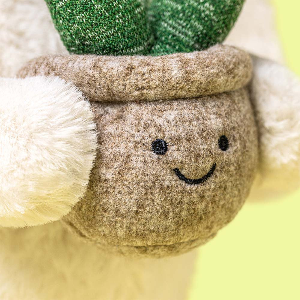  Cream Bunny Plant 新作 ぬいぐるみ タグ付き Jellycat Cream Bunny with Plant – MeeQ