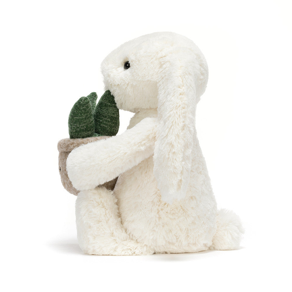  Cream Bunny Plant 新作 ぬいぐるみ タグ付き Jellycat Cream Bunny with Plant – MeeQ
