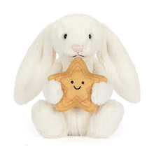 Load image into Gallery viewer, Jellycat Cream Bunny with Star
