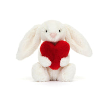 Load image into Gallery viewer, Jellycat Red Love Heart Bunny Small 18cm
