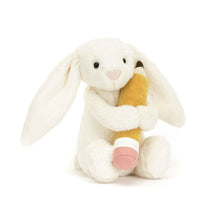 Load image into Gallery viewer, Jellycat Bashful Bunny with Pencil Little (Small) 18cm
