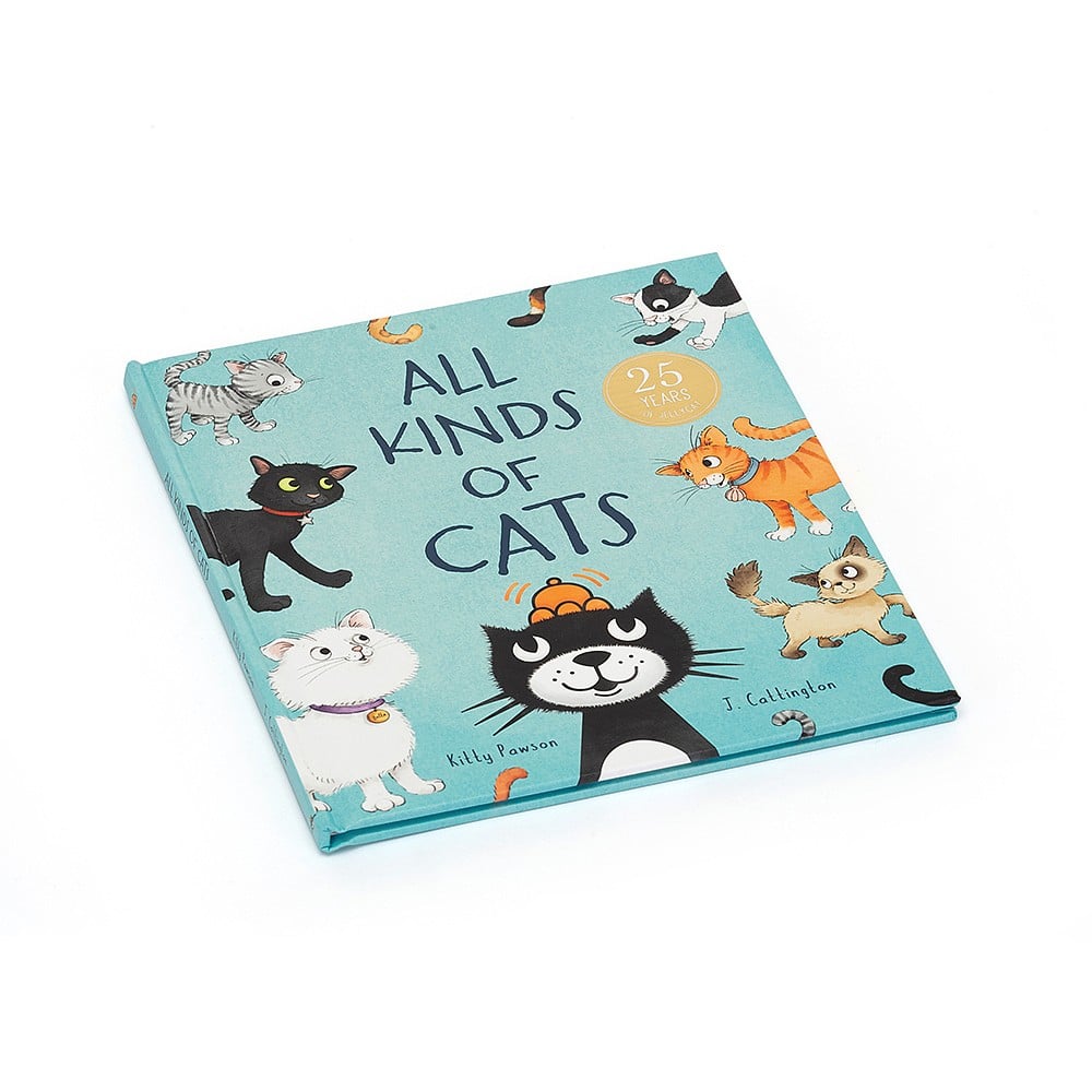Jellycat Book All Kinds of Cats 22cm