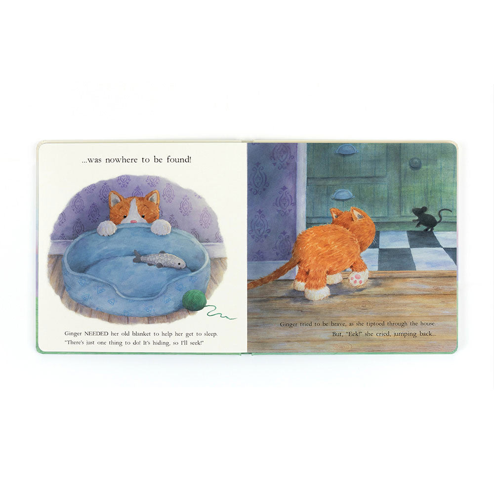 Jellycat Book Ginger, the Courageous Kitten 23cm