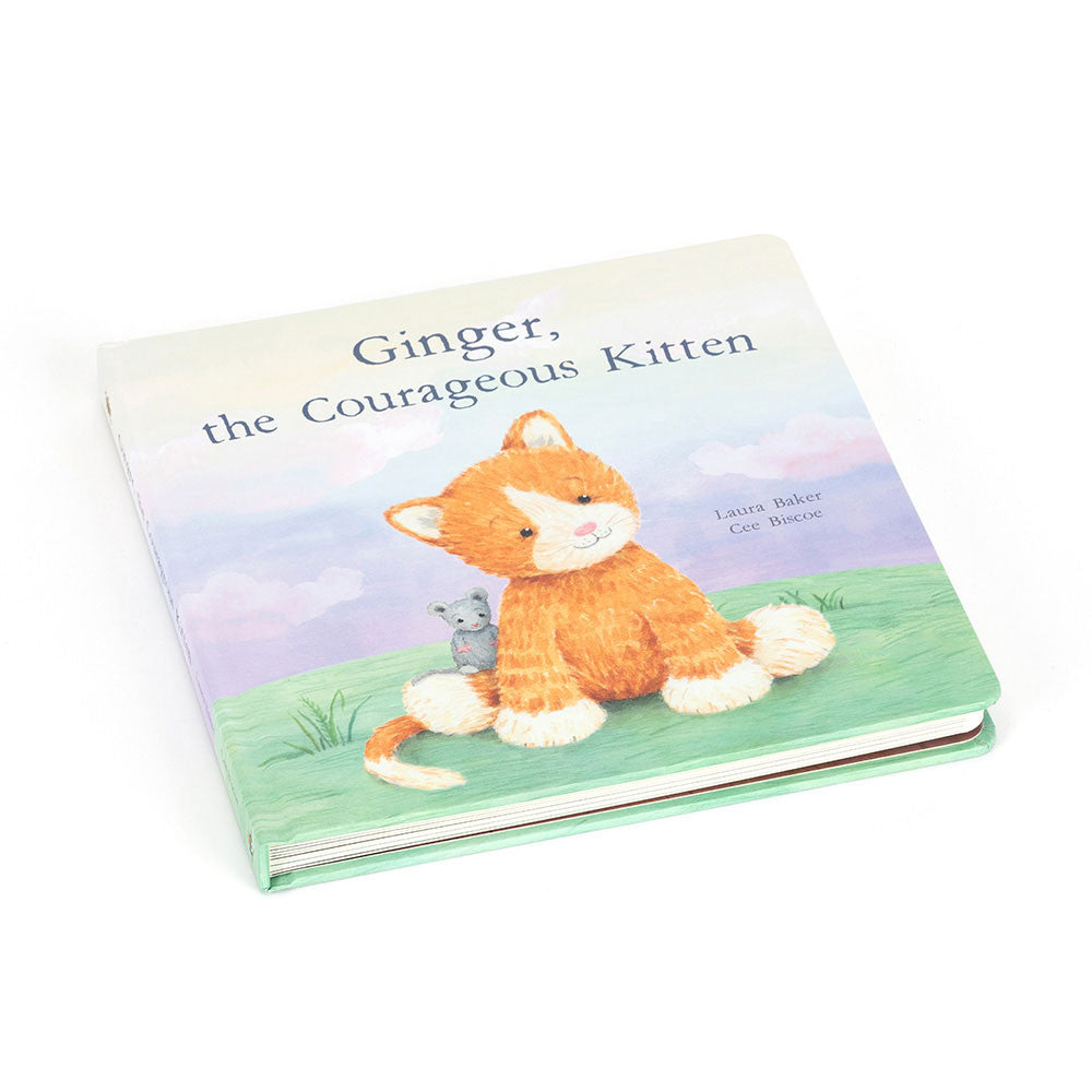 Jellycat Book Ginger, the Courageous Kitten 23cm