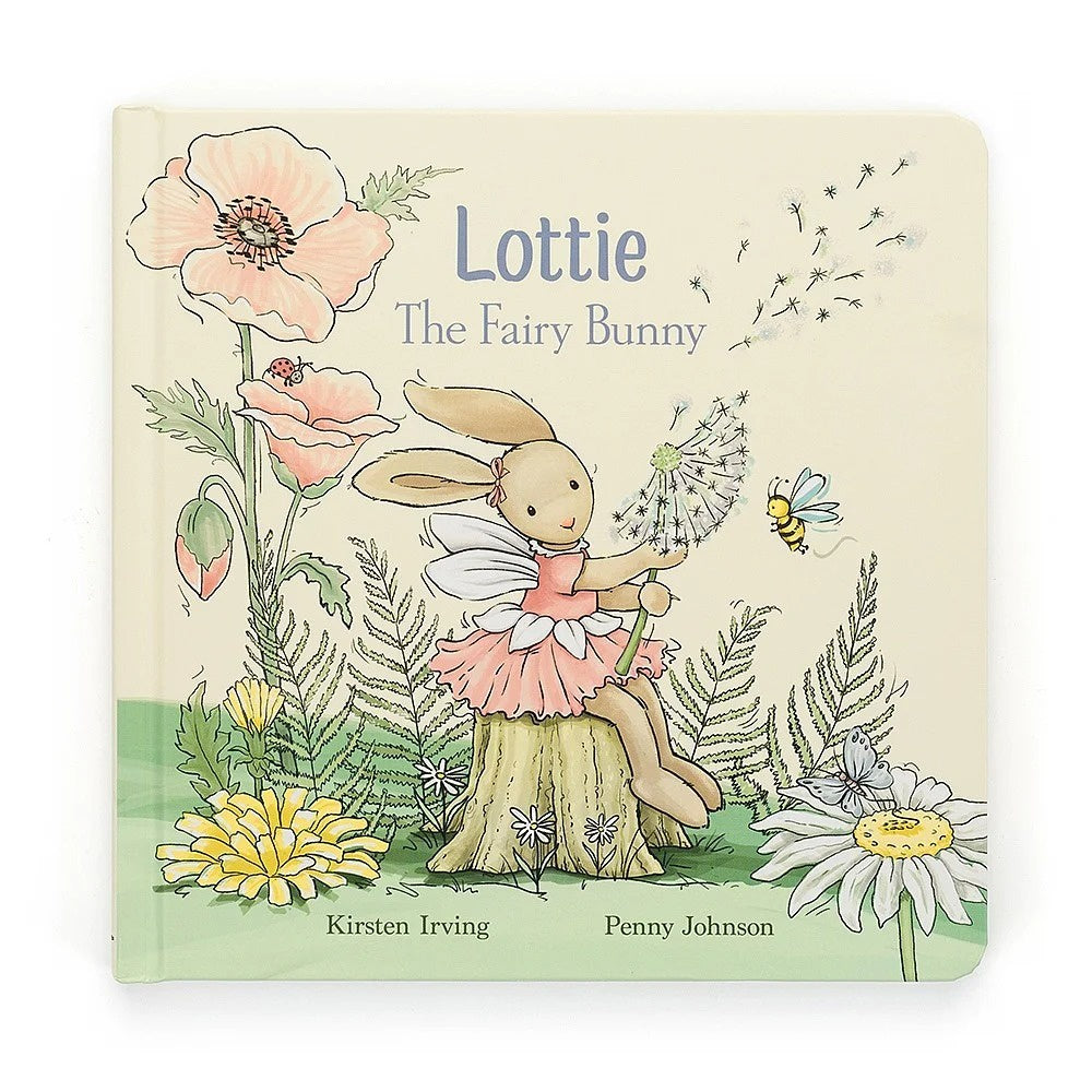 Jellycat Lottie the Fairy Bunny Book 19cm