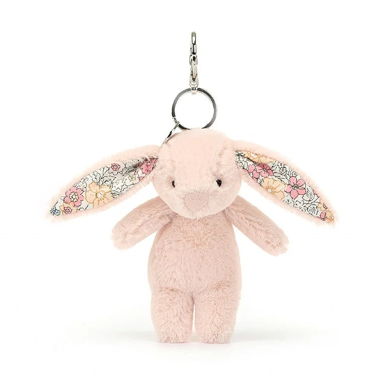 Jellycat Bag Charm Bashful Bunny Blossom Blush 17cm