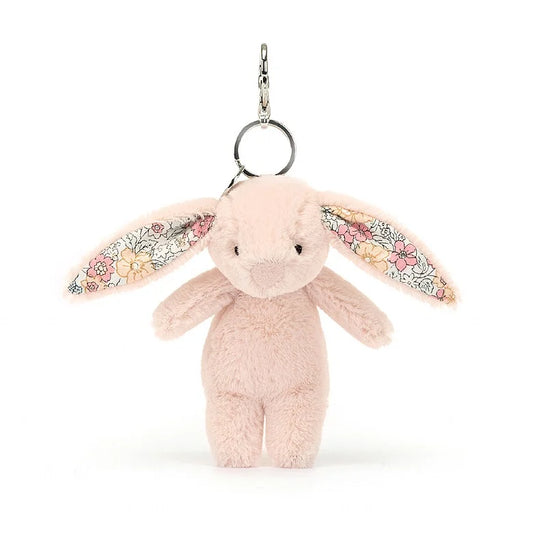Jellycat Bag Charm Bashful Bunny Blossom Blush 17cm