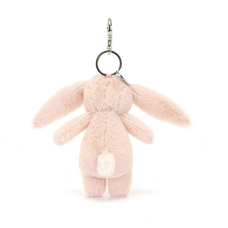 Jellycat Bag Charm Bashful Bunny Blossom Blush 17cm