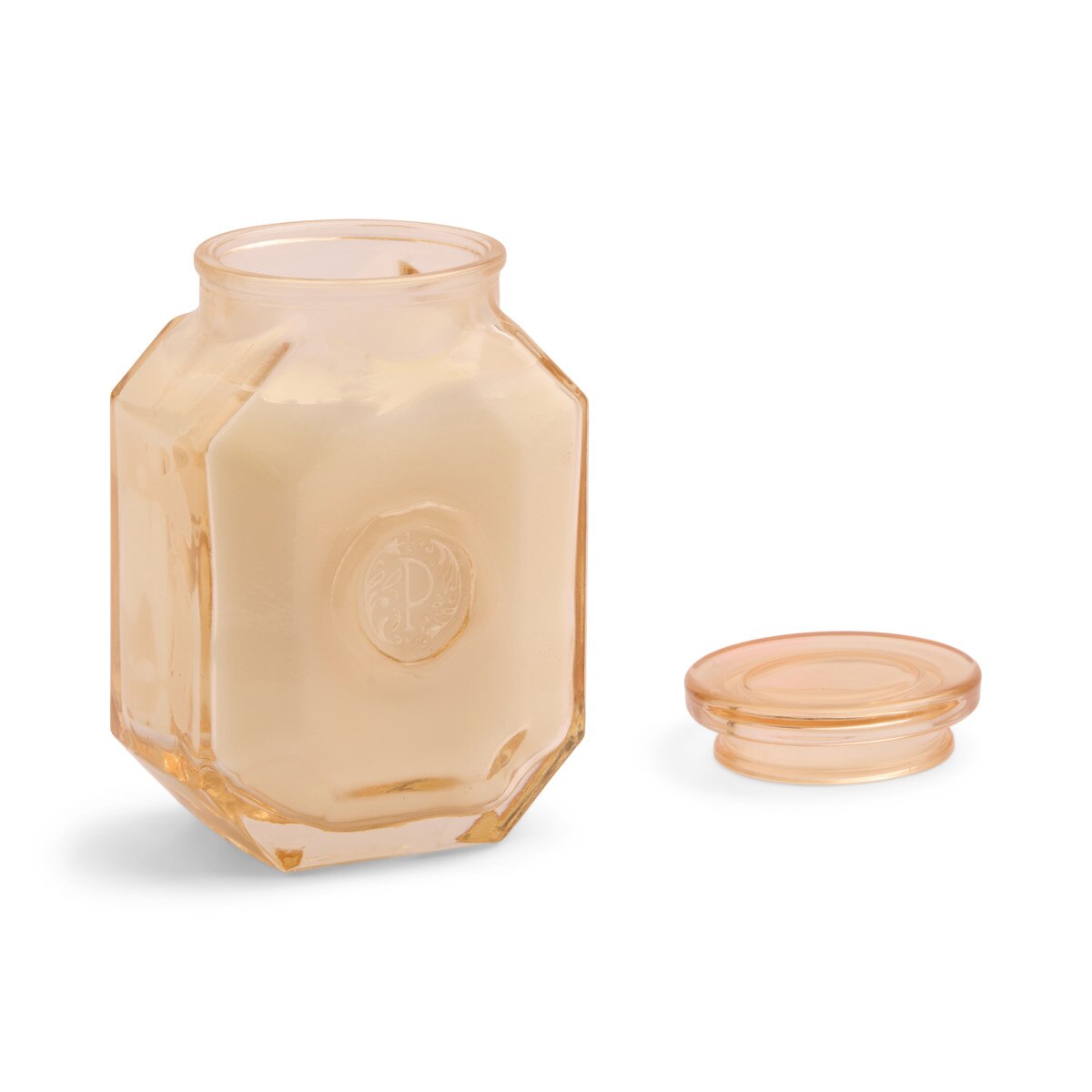 Designworks Botanica 8oz/226g White Glass Candle - Cotton & Teak