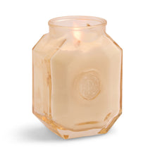 Load image into Gallery viewer, Designworks Botanica 8oz/226g White Glass Candle - Cotton &amp; Teak
