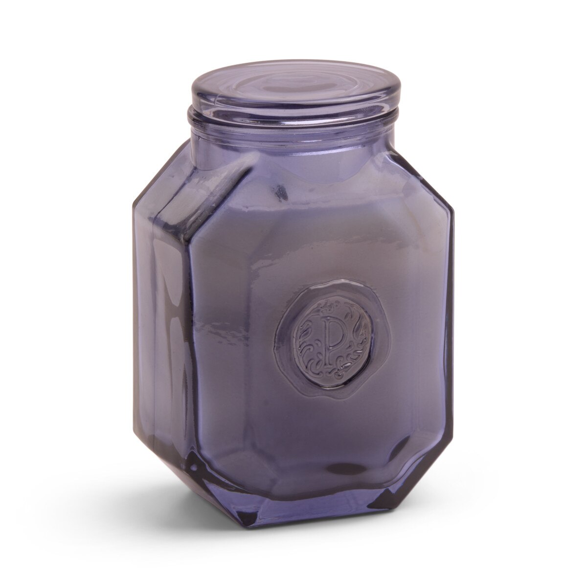 Designworks Botanica 8oz/226g Grey Blue Glass Candle - Sea Salt & Amber