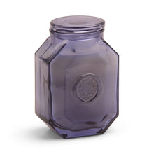 Load image into Gallery viewer, Designworks Botanica 8oz/226g Grey Blue Glass Candle - Sea Salt &amp; Amber
