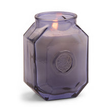 Load image into Gallery viewer, Designworks Botanica 8oz/226g Grey Blue Glass Candle - Sea Salt &amp; Amber
