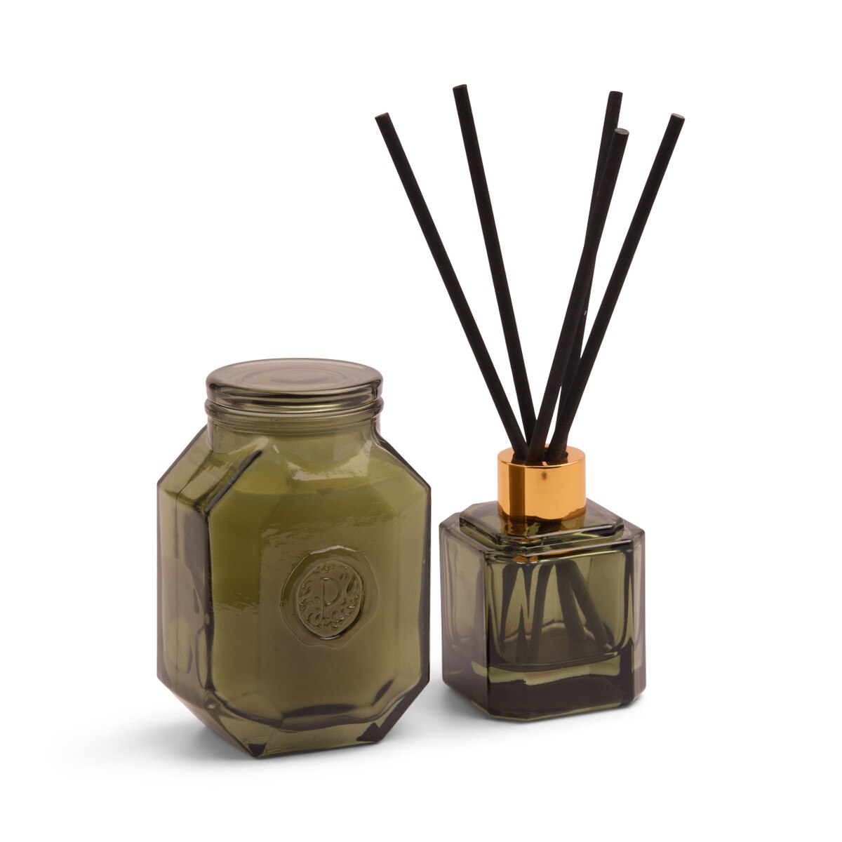 Designworks Botanica 8oz/226g Sage Green Glass Candle - Wild Neroli