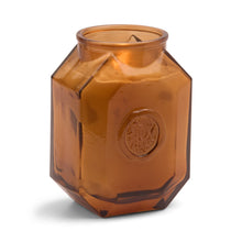 Load image into Gallery viewer, Designworks Botanica 8oz/226g Amber Glass Candle - Leather &amp; Smoke
