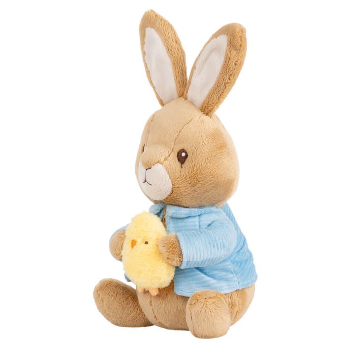 Peter Rabbit Holding Chick Soft Toy
