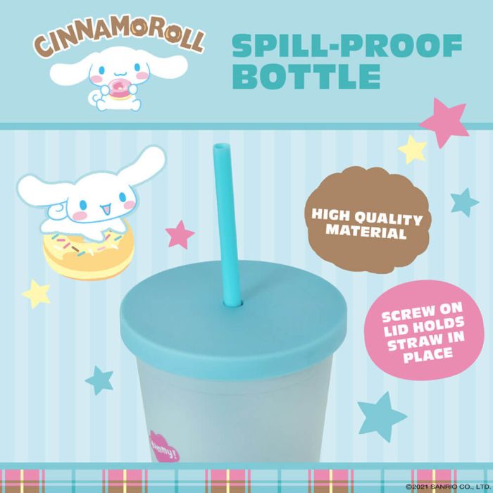 Hello Kitty and Friends Cinnamoroll Cup with Straw 28cm